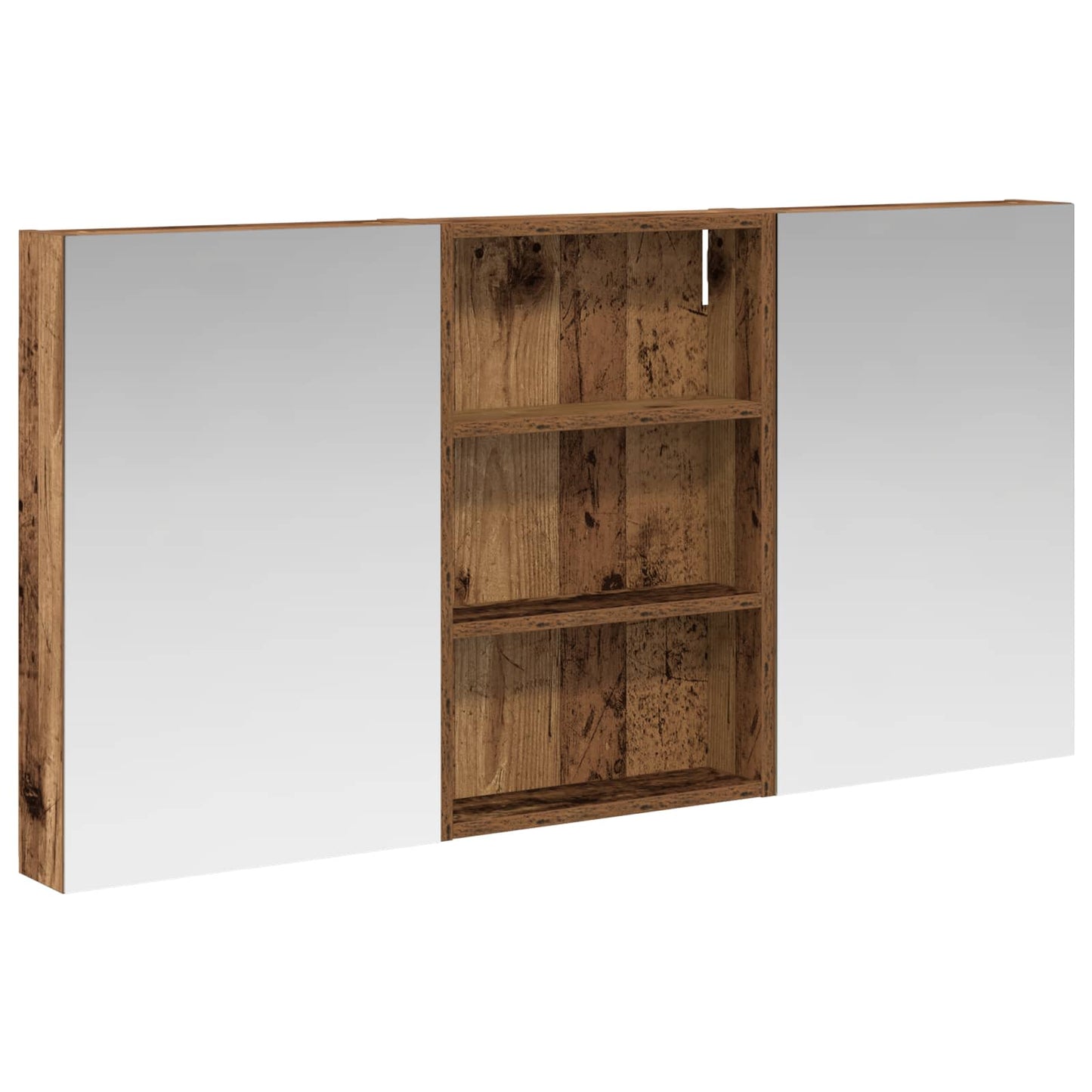 Bathroom Cabinet Set 3 pcs 120 x 10.5 x 60.5 cm Engineered wood