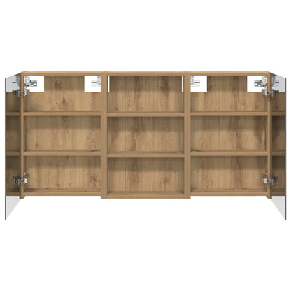 Bathroom Cabinet Set 3 pcs 120 x 10.5 x 60.5 cm Engineered wood
