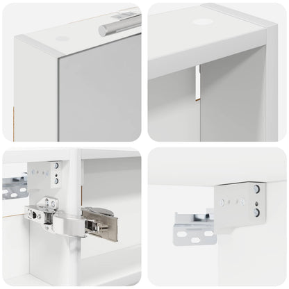 Bathroom Cabinet Set 3 pcs 120 x 10.5 x 60.5 cm Engineered wood