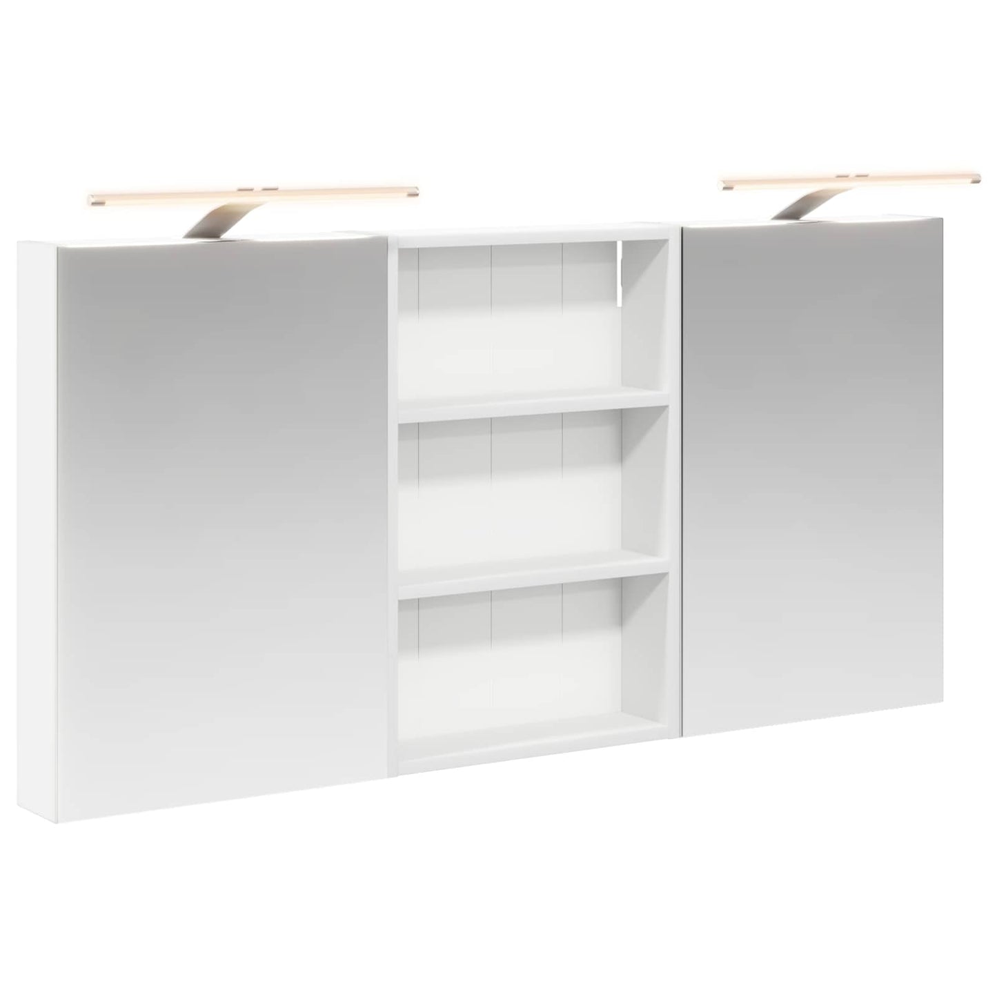 Bathroom Cabinet Set 3 pcs 120 x 10.5 x 60.5 cm Engineered wood