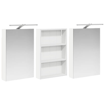 Bathroom Cabinet Set 3 pcs 120 x 10.5 x 60.5 cm Engineered wood