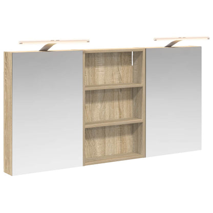 Bathroom Cabinet Set 3 pcs 120 x 10.5 x 60.5 cm Engineered wood