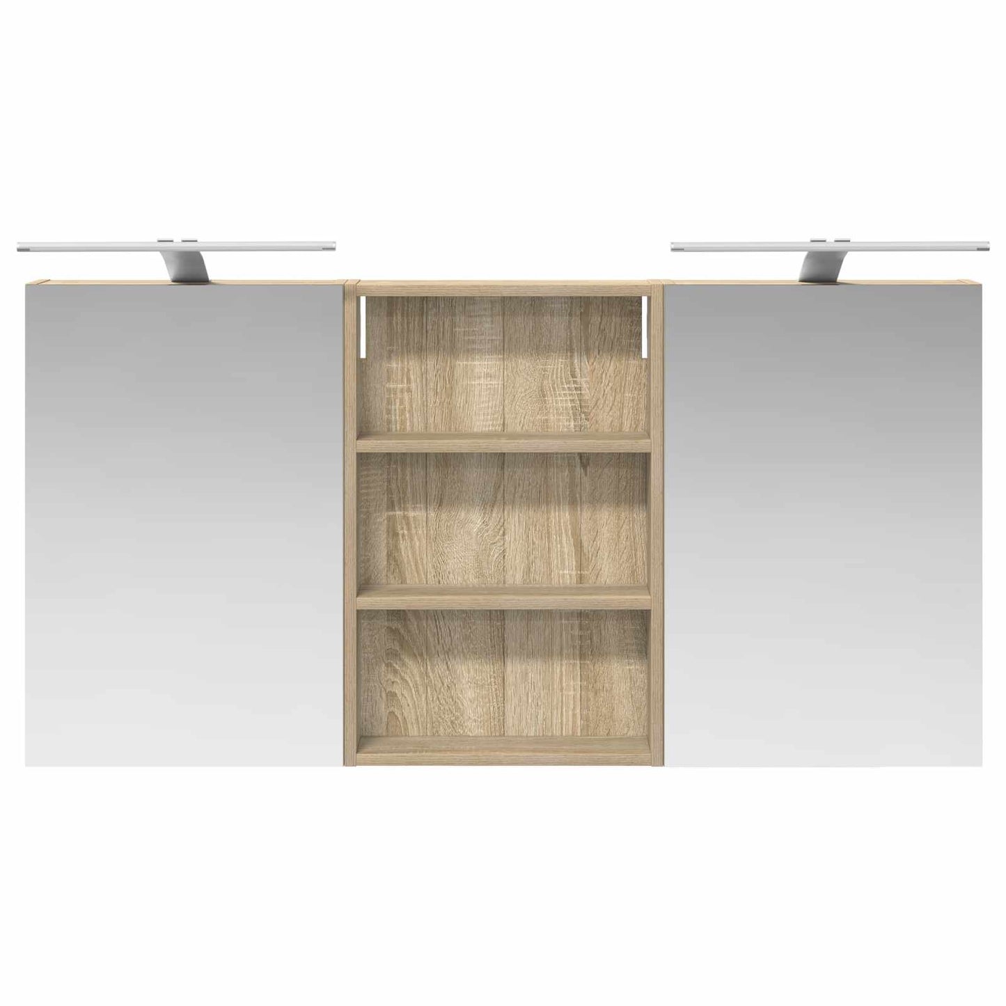 Bathroom Cabinet Set 3 pcs 120 x 10.5 x 60.5 cm Engineered wood