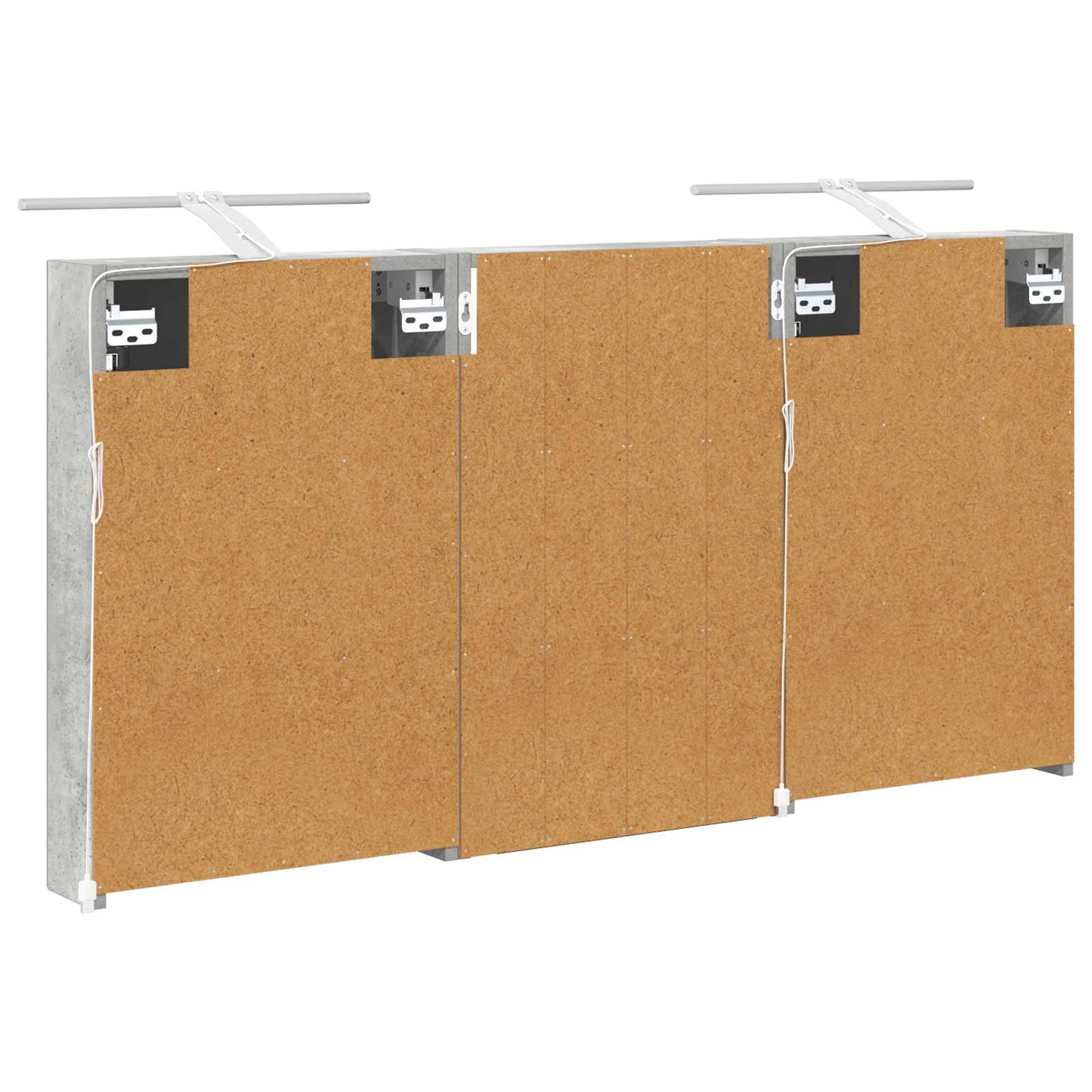 Bathroom Cabinet Set 3 pcs 120 x 10.5 x 60.5 cm Engineered wood