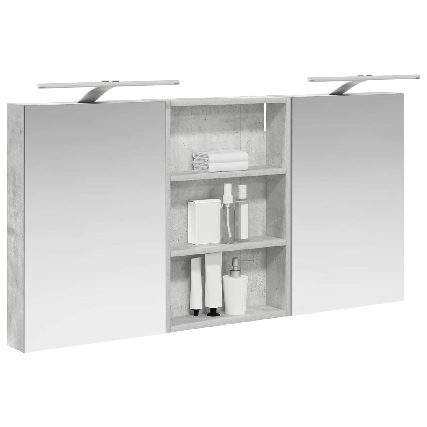 Bathroom Cabinet Set 3 pcs 120 x 10.5 x 60.5 cm Engineered wood