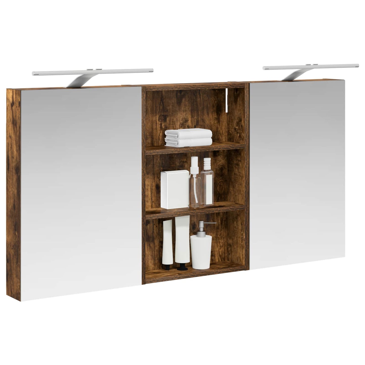 Bathroom Cabinet Set 3 pcs 120 x 10.5 x 60.5 cm Engineered wood