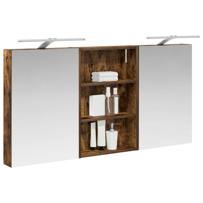 Bathroom Cabinet Set 3 pcs 120 x 10.5 x 60.5 cm Engineered wood