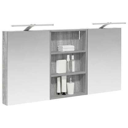 Bathroom Cabinet Set 3 pcs 120 x 10.5 x 60.5 cm Engineered wood