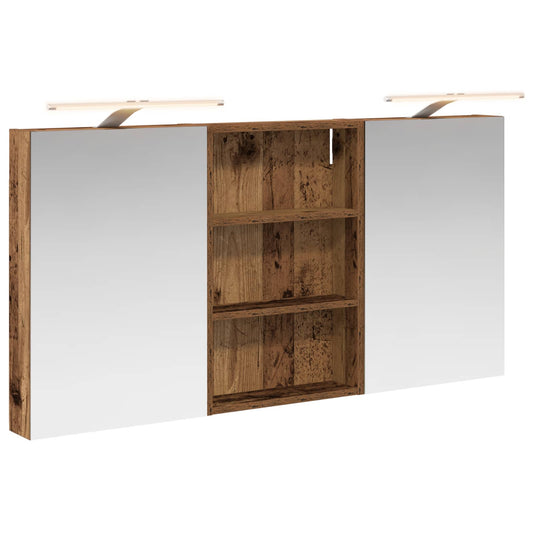 Bathroom Cabinet Set 3 pcs 120 x 10.5 x 60.5 cm Engineered wood