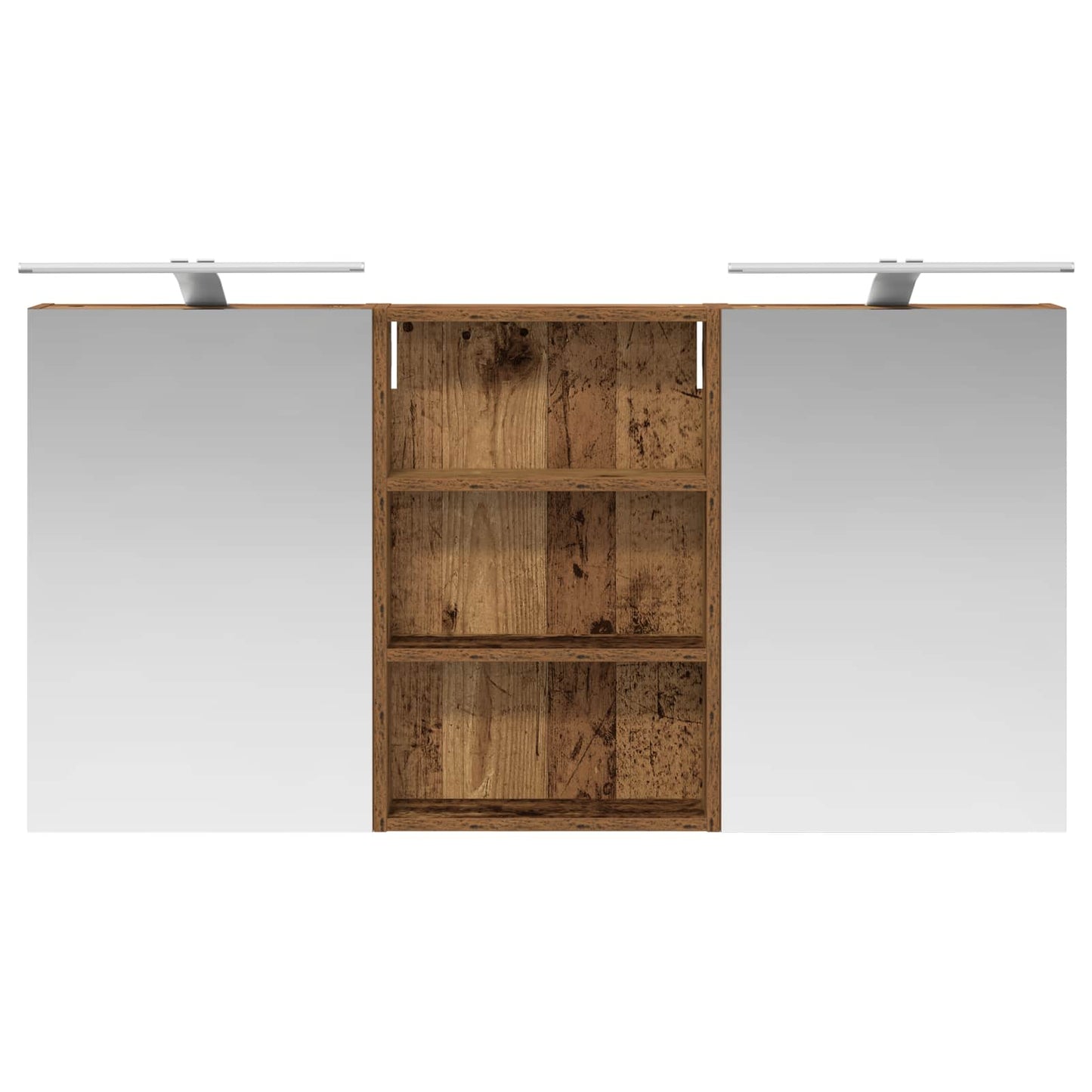Bathroom Cabinet Set 3 pcs 120 x 10.5 x 60.5 cm Engineered wood