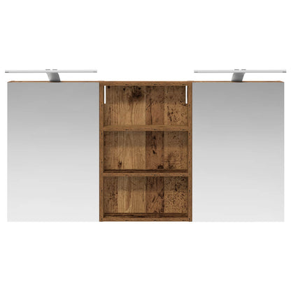 Bathroom Cabinet Set 3 pcs 120 x 10.5 x 60.5 cm Engineered wood