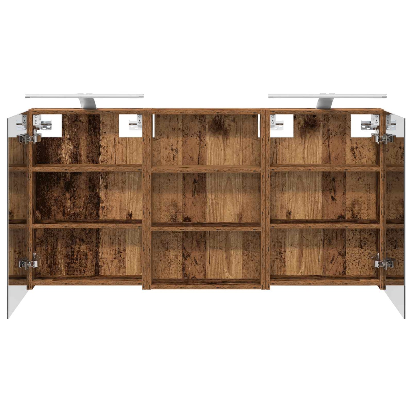 Bathroom Cabinet Set 3 pcs 120 x 10.5 x 60.5 cm Engineered wood