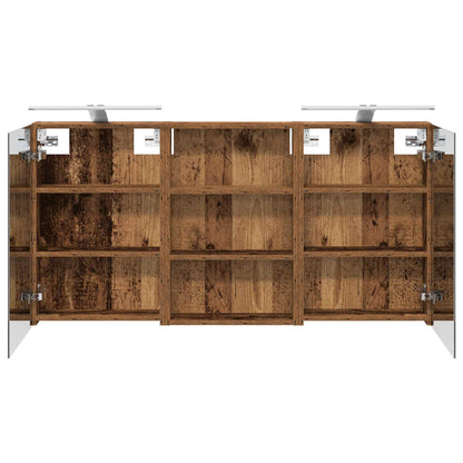 Bathroom Cabinet Set 3 pcs 120 x 10.5 x 60.5 cm Engineered wood