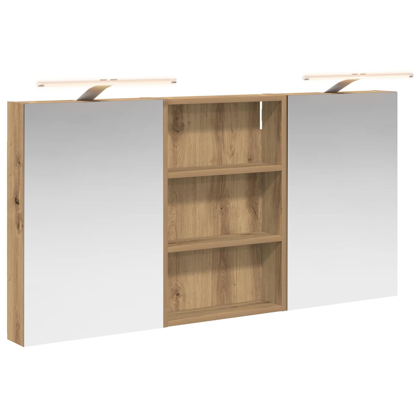 Bathroom Cabinet Set 3 pcs 120 x 10.5 x 60.5 cm Engineered wood