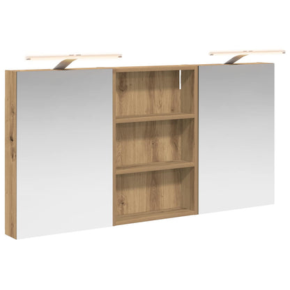 Bathroom Cabinet Set 3 pcs 120 x 10.5 x 60.5 cm Engineered wood