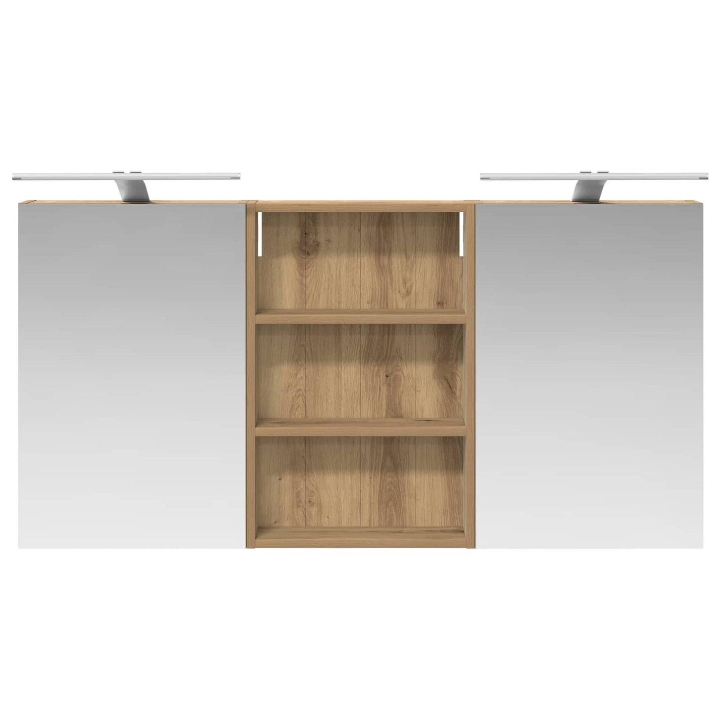 Bathroom Cabinet Set 3 pcs 120 x 10.5 x 60.5 cm Engineered wood