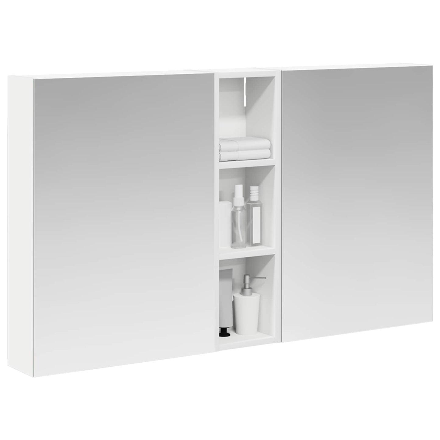 Bathroom Cabinet Set 3 pcs 120 x 14.5 x 70 cm Engineered wood