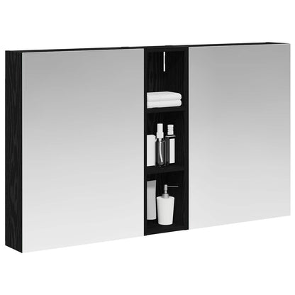 Bathroom Cabinet Set 3 pcs 120 x 14.5 x 70 cm Engineered wood