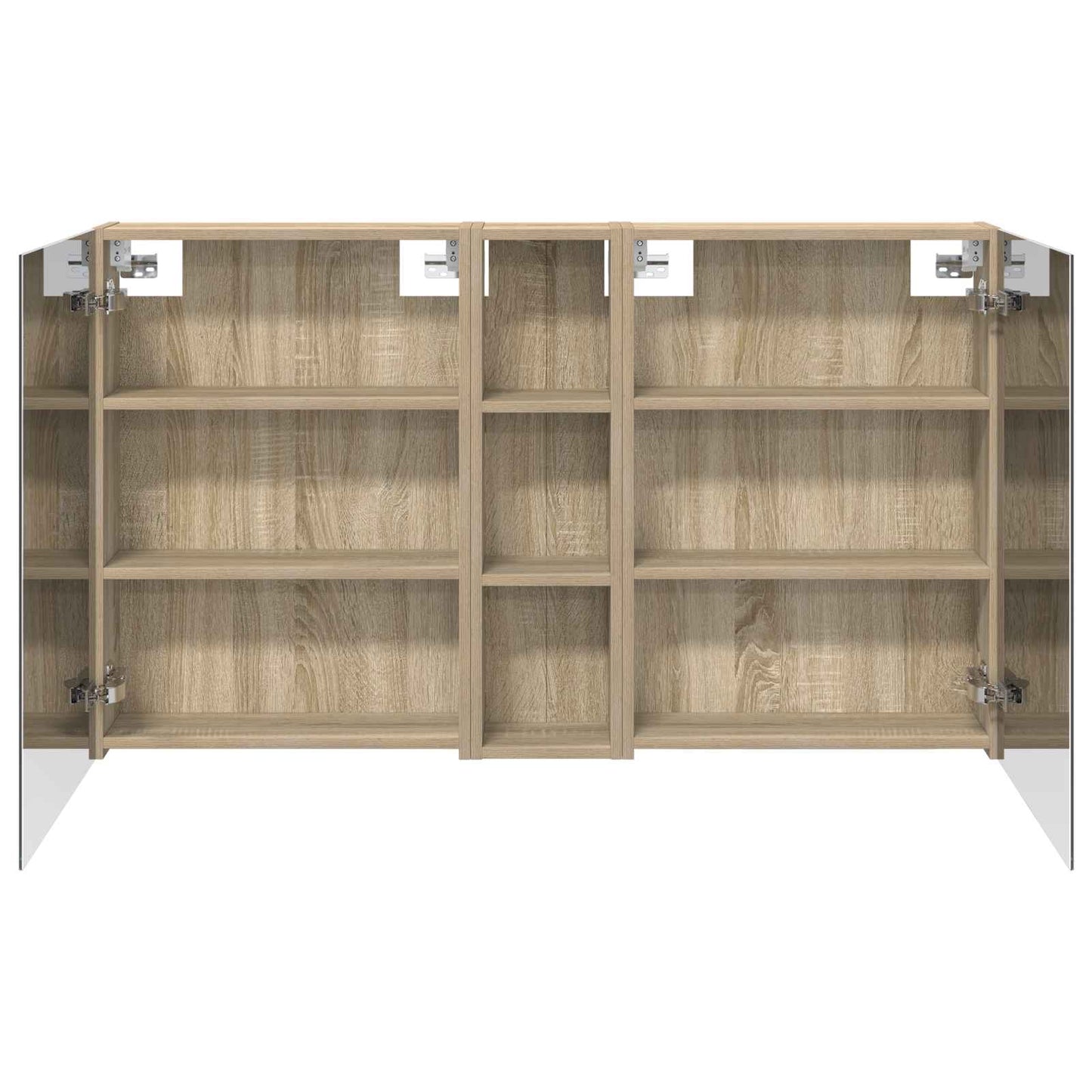 Bathroom Cabinet Set 3 pcs 120 x 14.5 x 70 cm Engineered wood