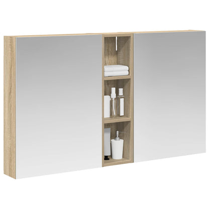 Bathroom Cabinet Set 3 pcs 120 x 14.5 x 70 cm Engineered wood