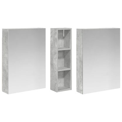 Bathroom Cabinet Set 3 pcs 120 x 14.5 x 70 cm Engineered wood