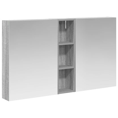 Bathroom Cabinet Set 3 pcs 120 x 14.5 x 70 cm Engineered wood