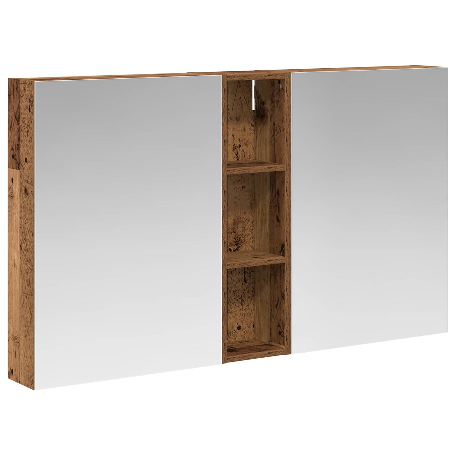 Bathroom Cabinet Set 3 pcs 120 x 14.5 x 70 cm Engineered wood