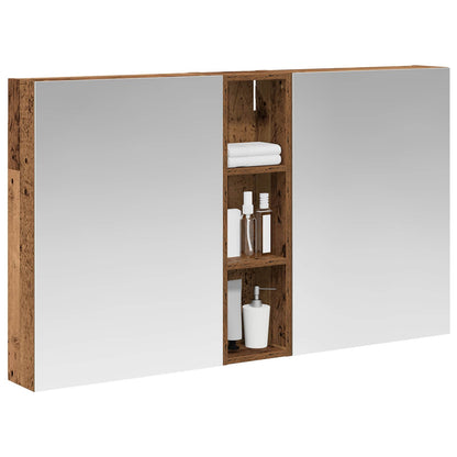 Bathroom Cabinet Set 3 pcs 120 x 14.5 x 70 cm Engineered wood
