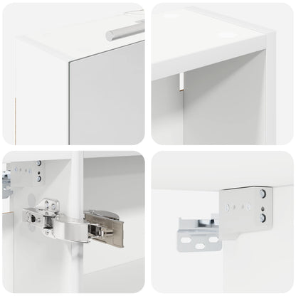Bathroom Cabinet Set 3 pcs 120 x 14.5 x 70 cm Engineered wood
