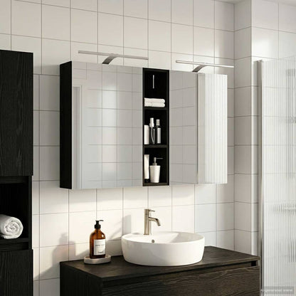 Bathroom Cabinet Set 3 pcs 120 x 14.5 x 70 cm Engineered wood