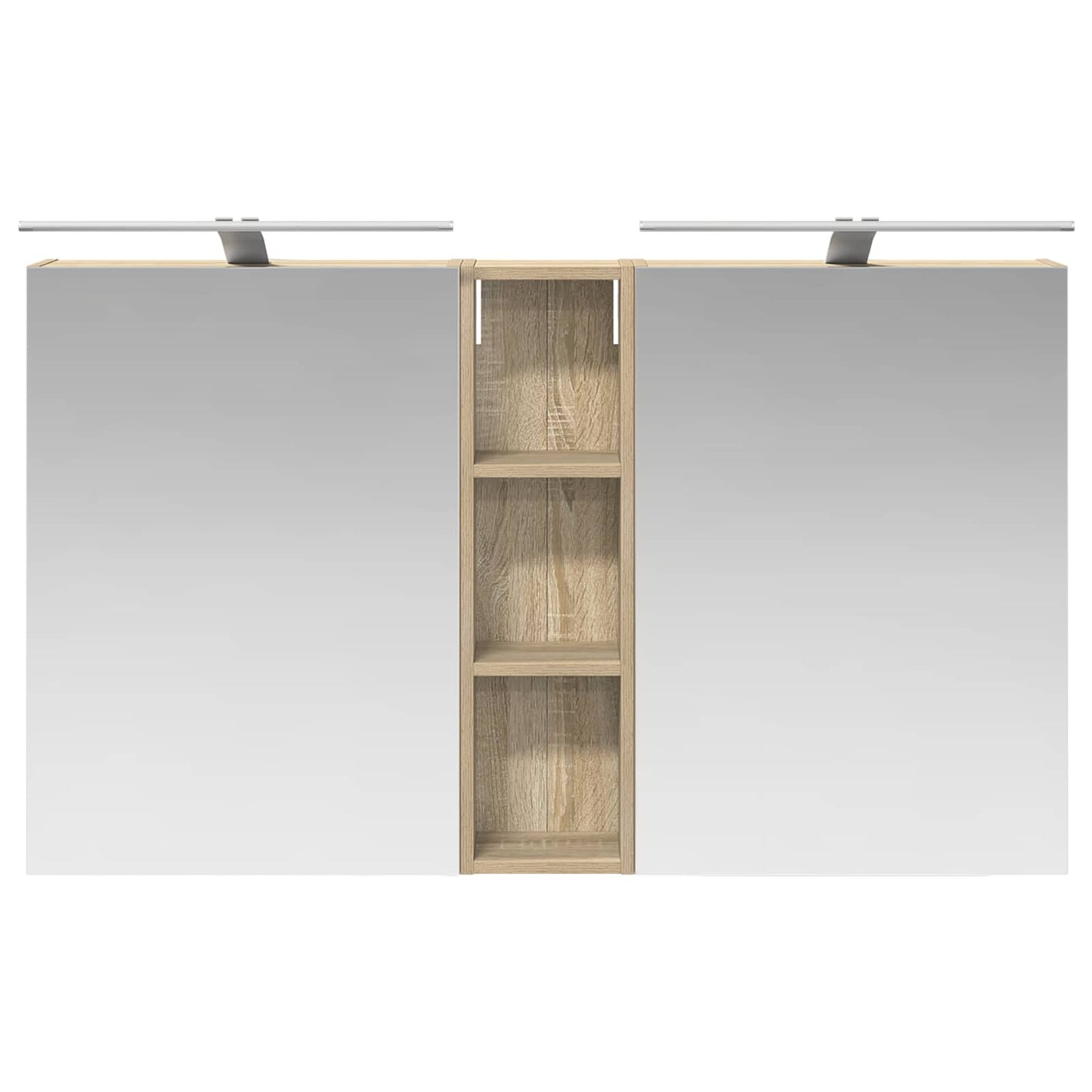 Bathroom Cabinet Set 3 pcs 120 x 14.5 x 70 cm Engineered wood