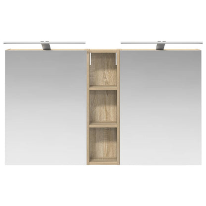 Bathroom Cabinet Set 3 pcs 120 x 14.5 x 70 cm Engineered wood