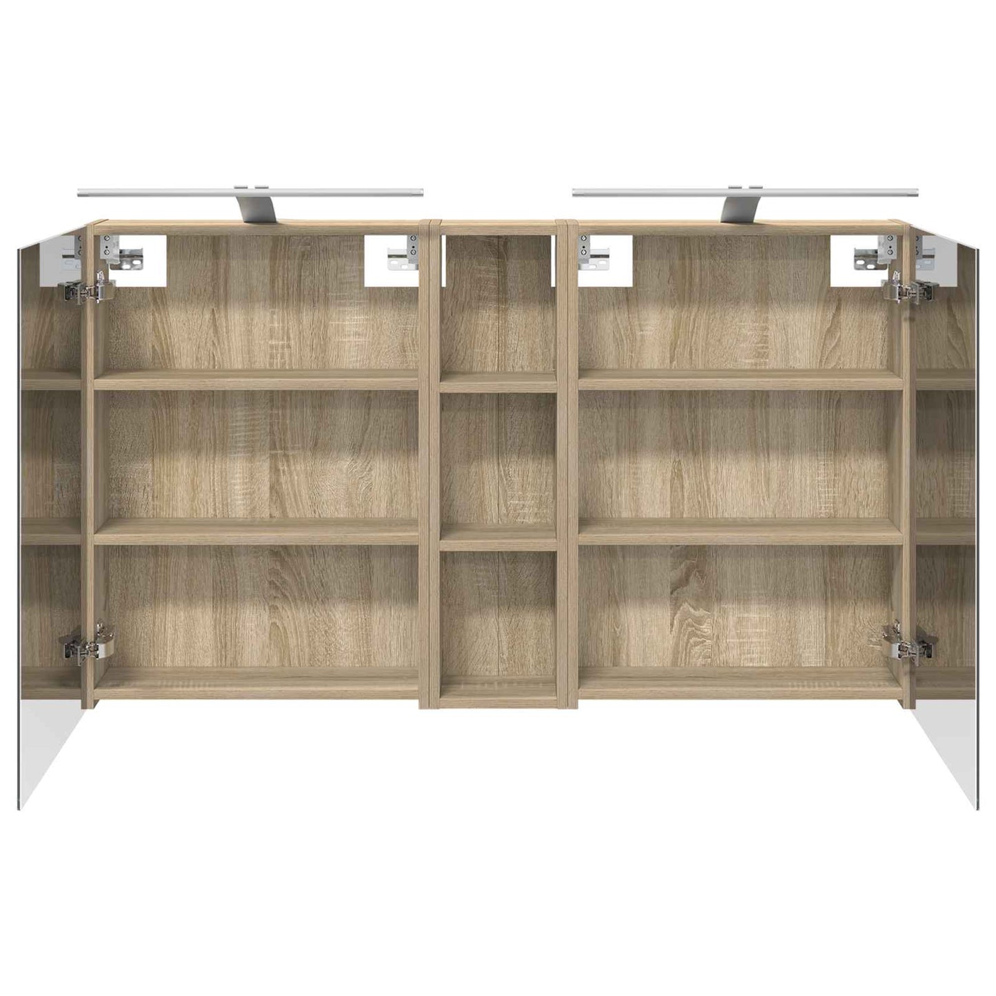 Bathroom Cabinet Set 3 pcs 120 x 14.5 x 70 cm Engineered wood