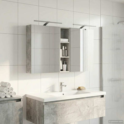 Bathroom Cabinet Set 3 pcs 120 x 14.5 x 70 cm Engineered wood