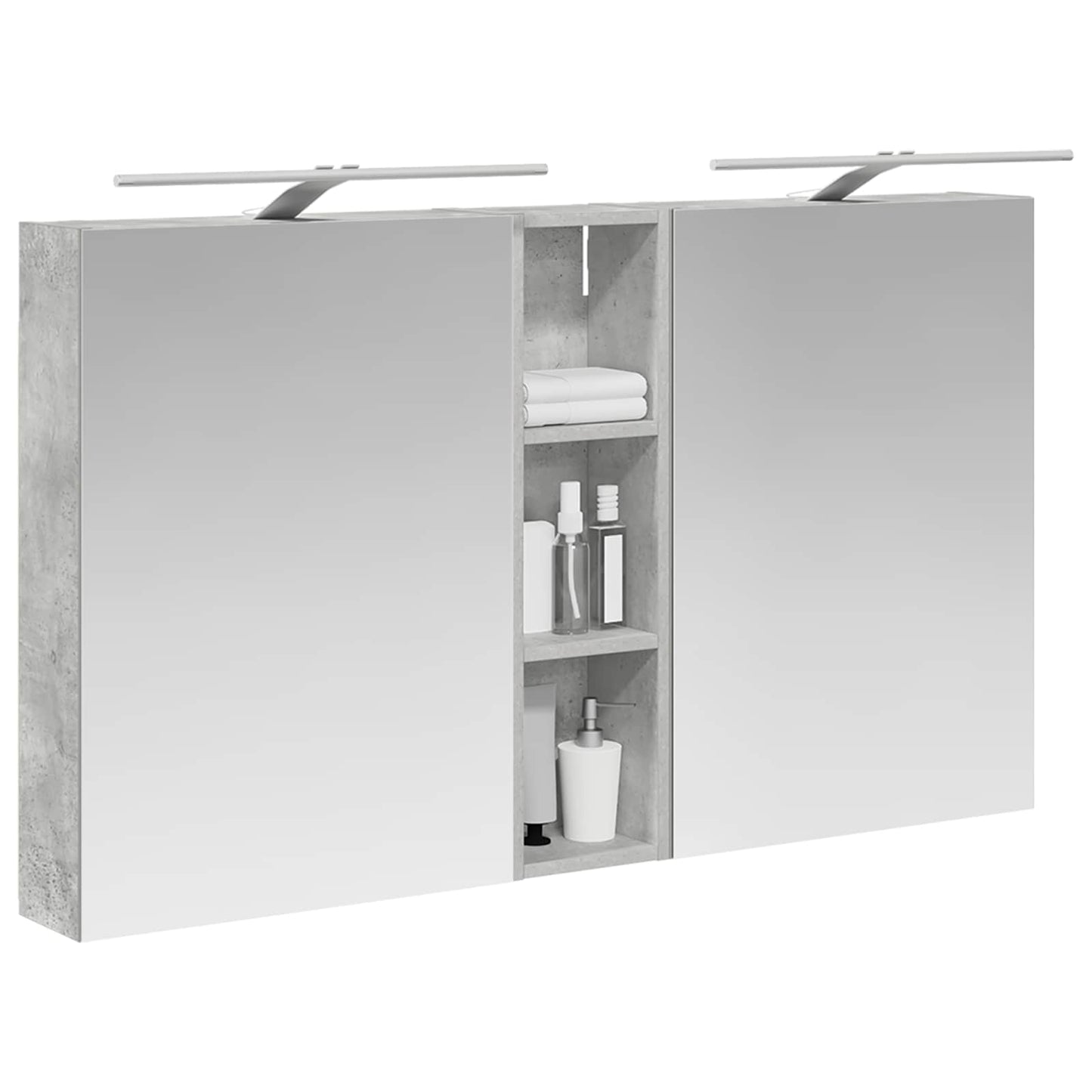 Bathroom Cabinet Set 3 pcs 120 x 14.5 x 70 cm Engineered wood