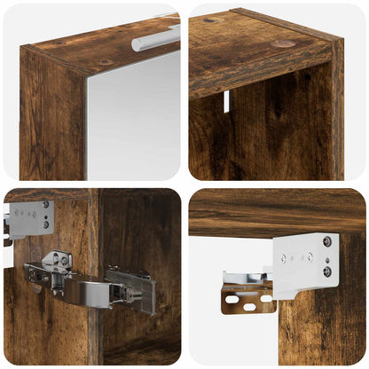 Bathroom Cabinet Set 3 pcs 120 x 14.5 x 70 cm Engineered wood