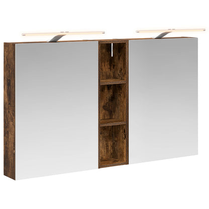 Bathroom Cabinet Set 3 pcs 120 x 14.5 x 70 cm Engineered wood