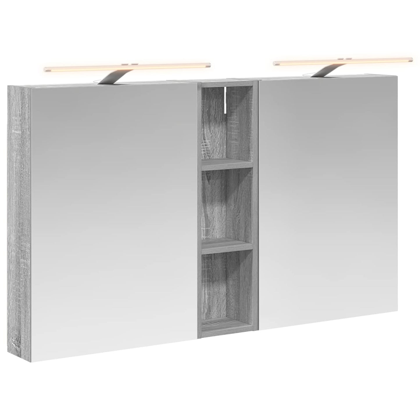 Bathroom Cabinet Set 3 pcs 120 x 14.5 x 70 cm Engineered wood