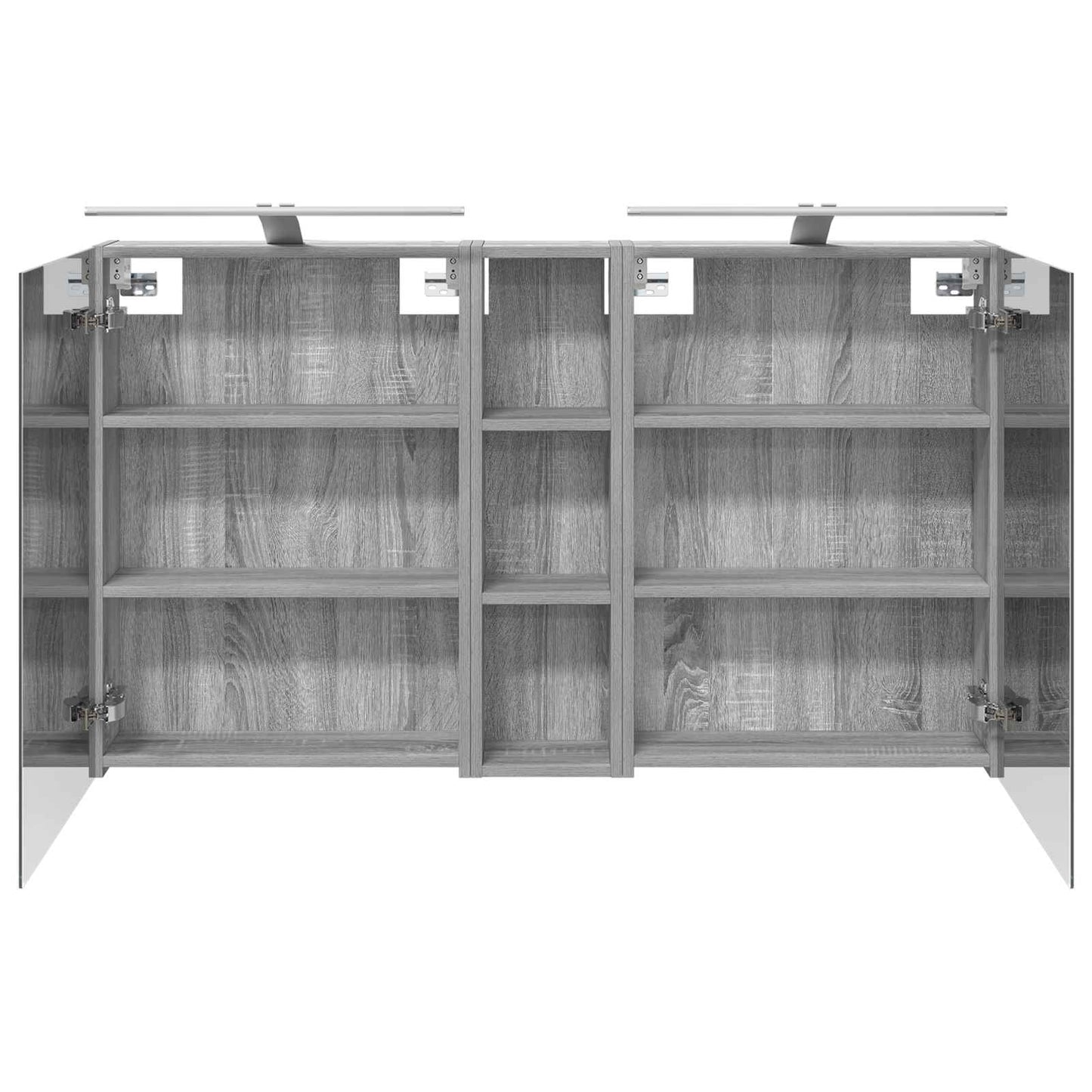 Bathroom Cabinet Set 3 pcs 120 x 14.5 x 70 cm Engineered wood