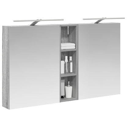 Bathroom Cabinet Set 3 pcs 120 x 14.5 x 70 cm Engineered wood