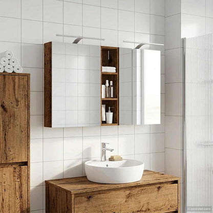 Bathroom Cabinet Set 3 pcs 120 x 14.5 x 70 cm Engineered wood