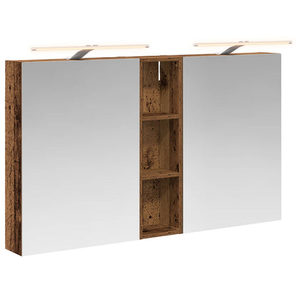 Bathroom Cabinet Set 3 pcs 120 x 14.5 x 70 cm Engineered wood