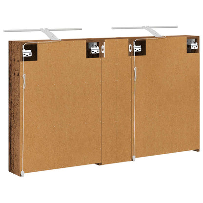 Bathroom Cabinet Set 3 pcs 120 x 14.5 x 70 cm Engineered wood
