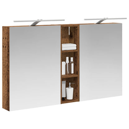 Bathroom Cabinet Set 3 pcs 120 x 14.5 x 70 cm Engineered wood