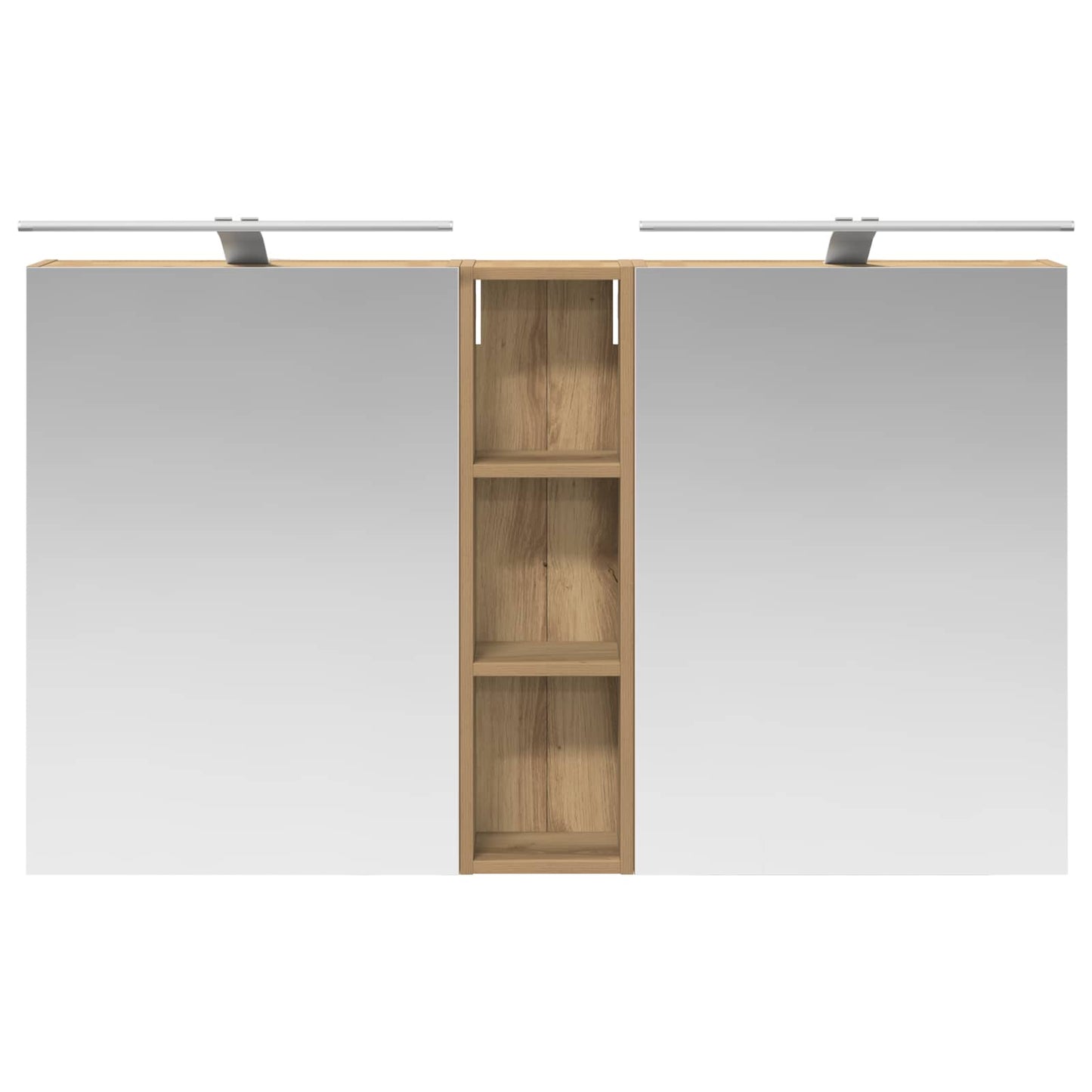 Bathroom Cabinet Set 3 pcs 120 x 14.5 x 70 cm Engineered wood