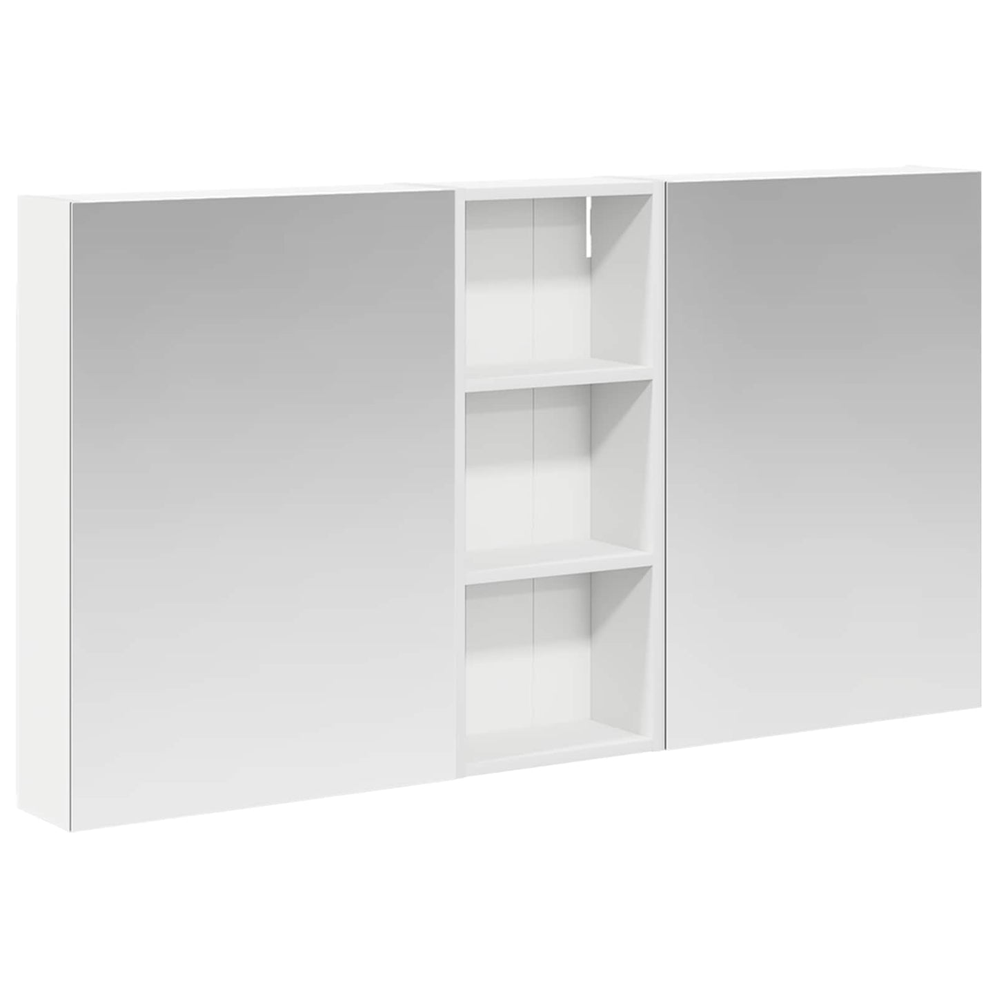 Bathroom Cabinet Set 3 pcs 130 x 14.5 x 70 cm Engineered wood
