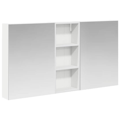 Bathroom Cabinet Set 3 pcs 130 x 14.5 x 70 cm Engineered wood