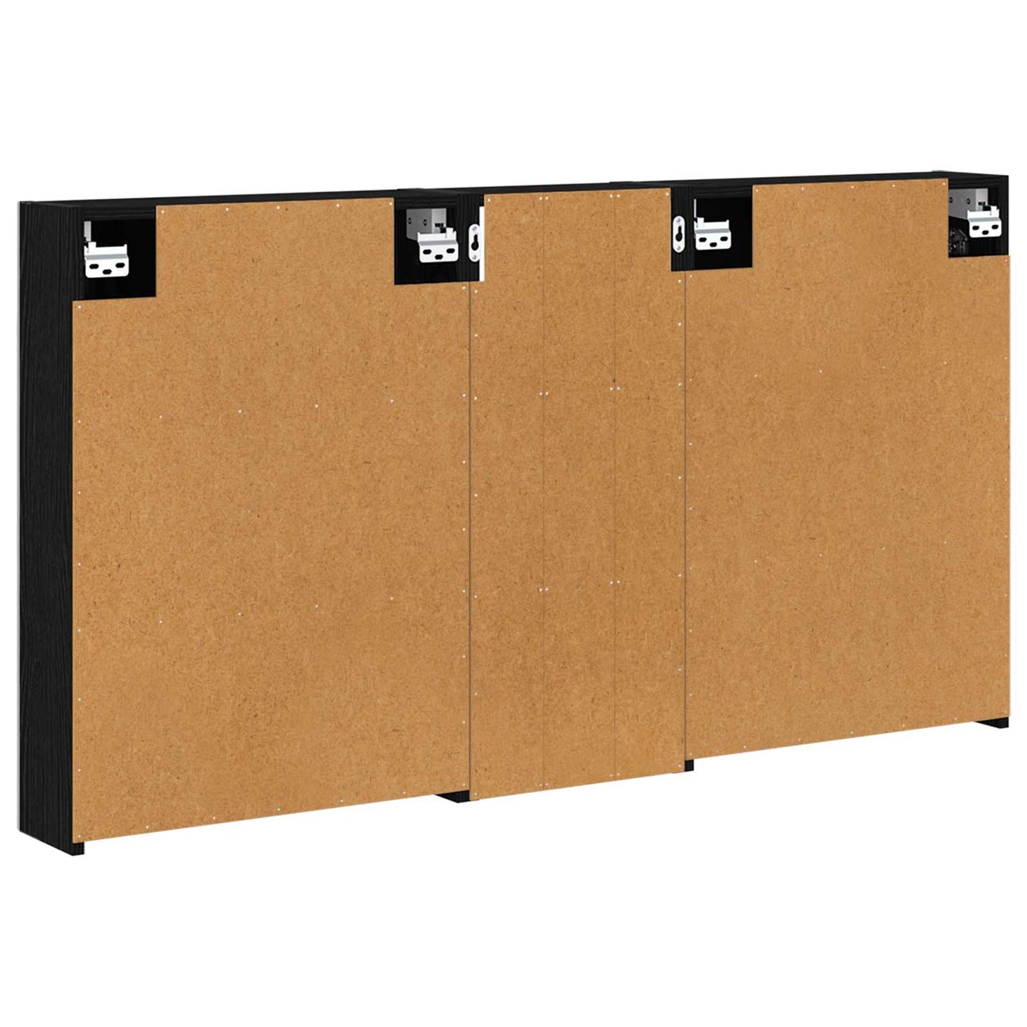 Bathroom Cabinet Set 3 pcs 130 x 14.5 x 70 cm Engineered wood