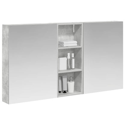 Bathroom Cabinet Set 3 pcs 130 x 14.5 x 70 cm Engineered wood