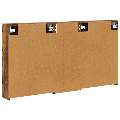 Bathroom Cabinet Set 3 pcs 130 x 14.5 x 70 cm Engineered wood